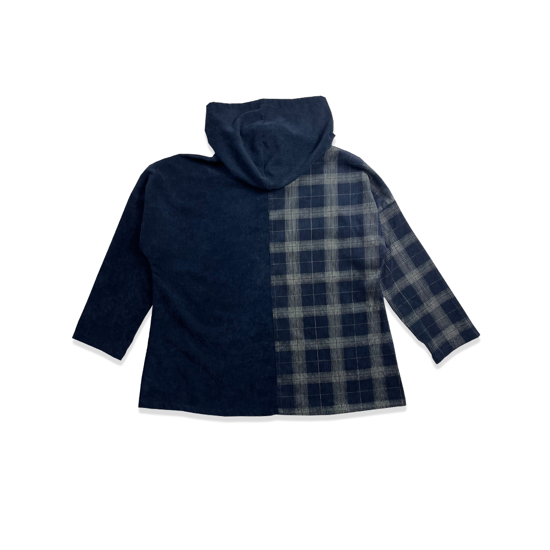 Chemise - Capuche - Bleu