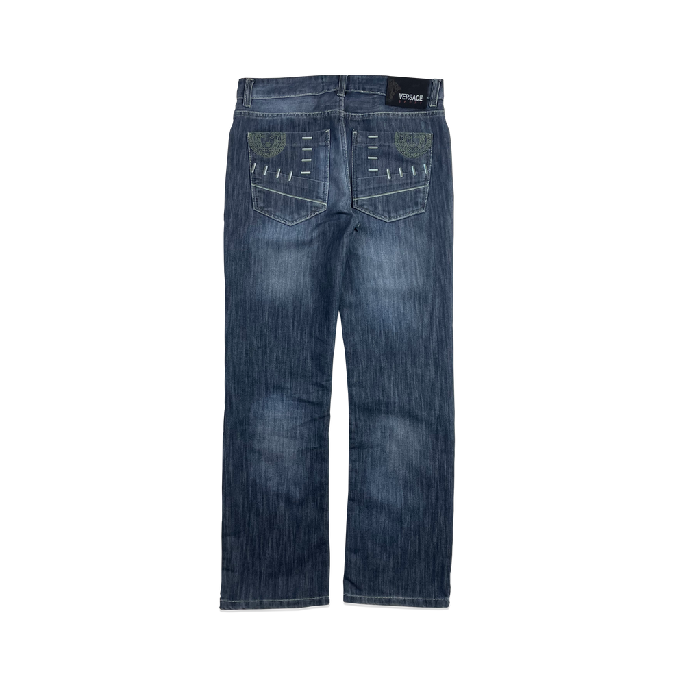 Pantalon Denim - Versace - Bleu