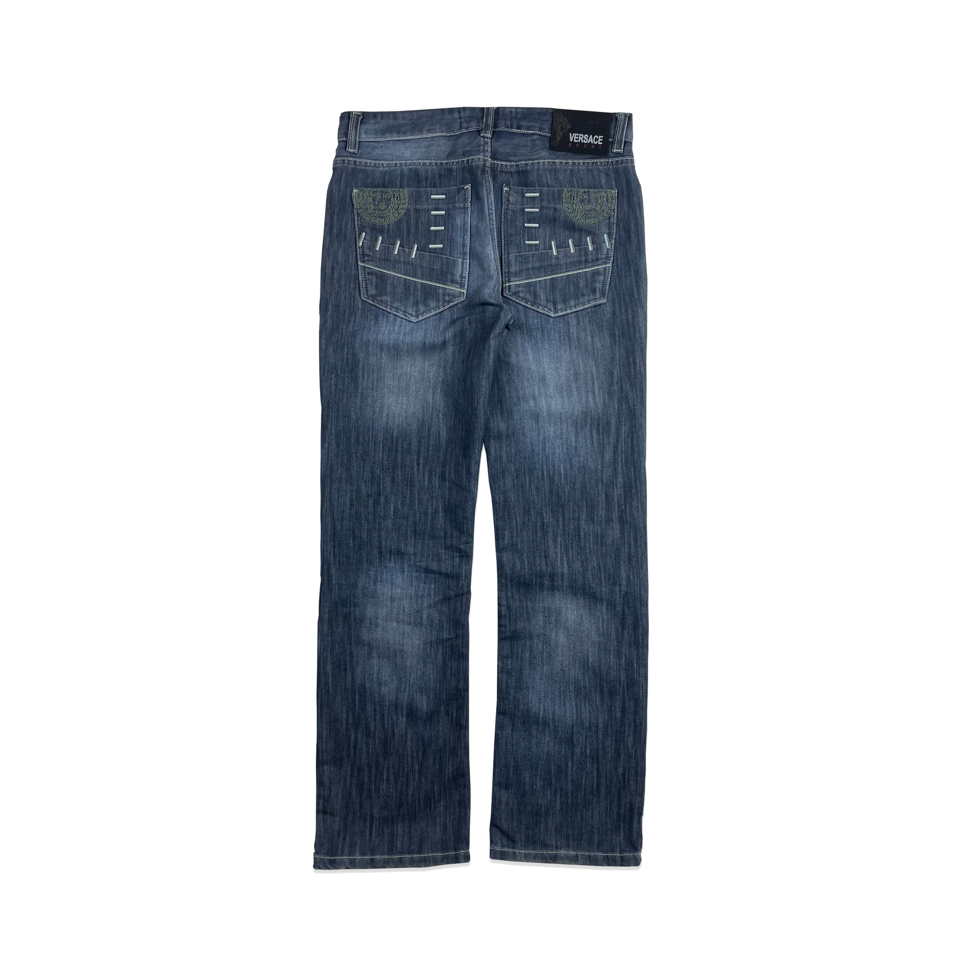 Pantalon Denim - Versace - Bleu