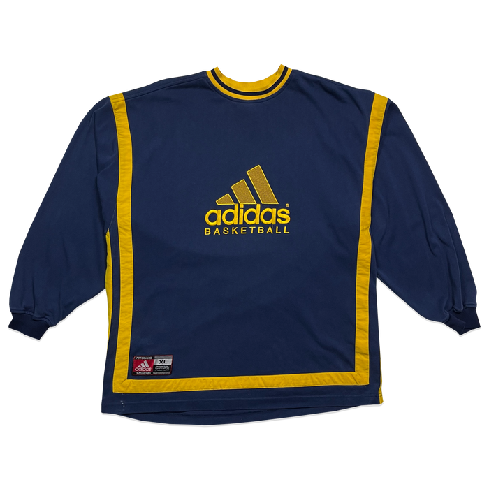 Sweatshirt - Adidas Basketball - Bleu