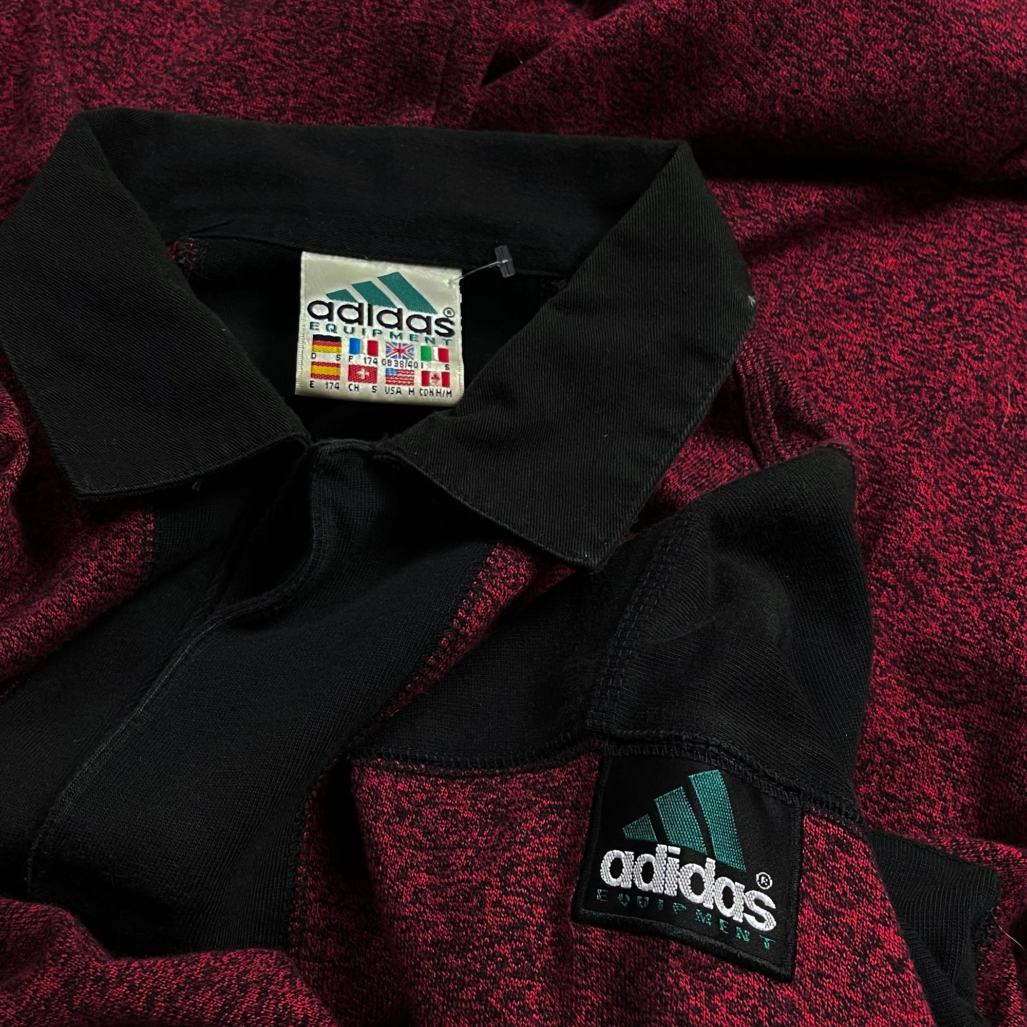 Polo - Adidas Equipment - Rouge