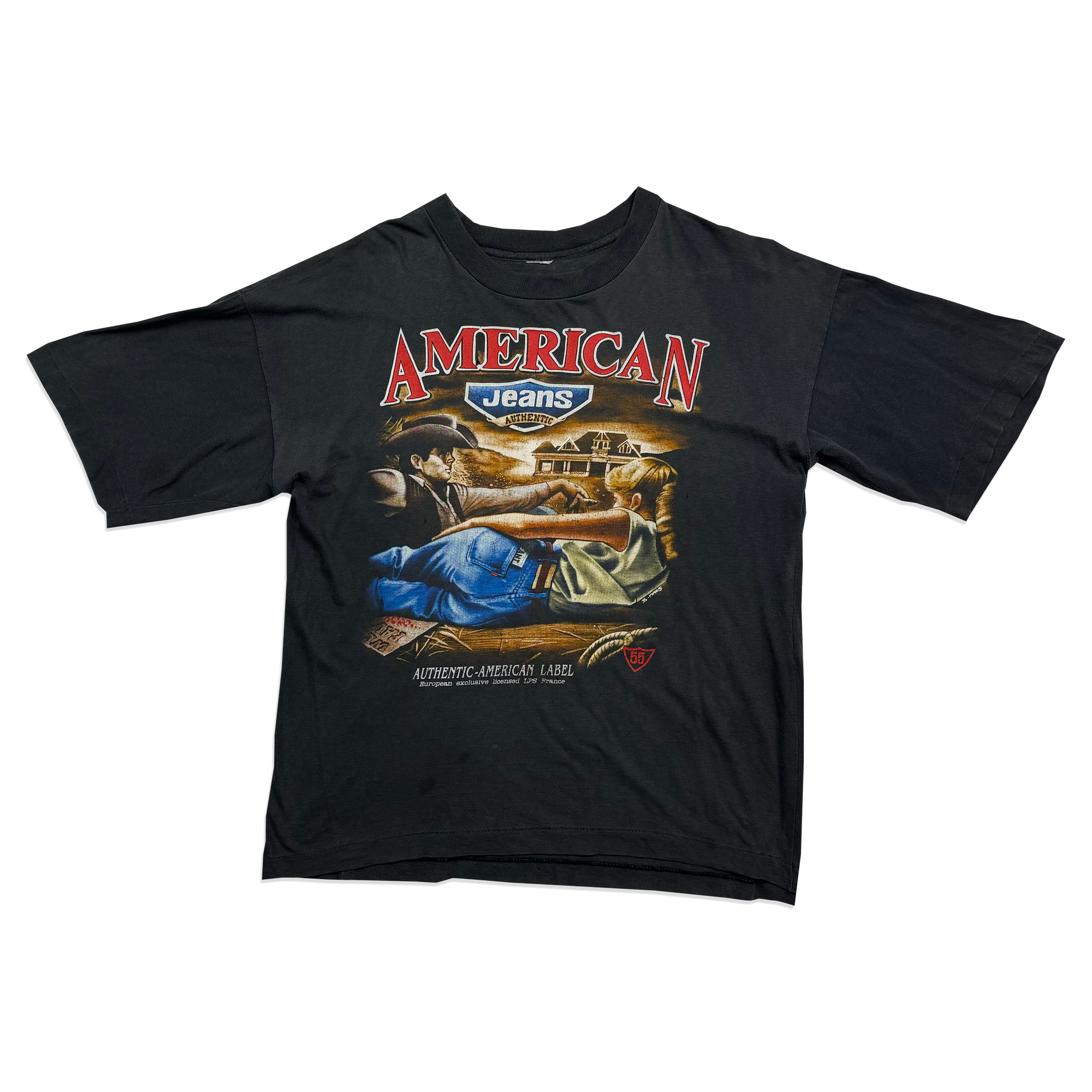 T-shirt - American Jeans - Noir