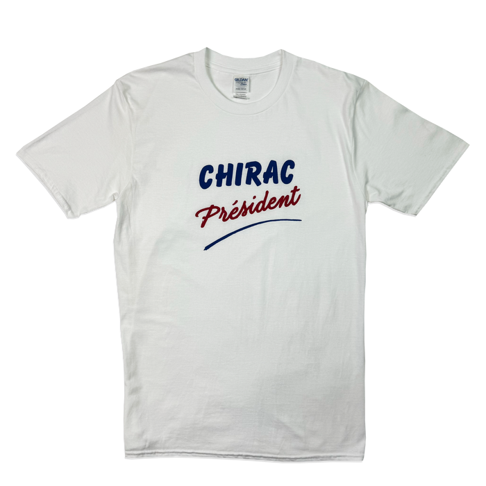 T-shirt - Chirac President - Blanc