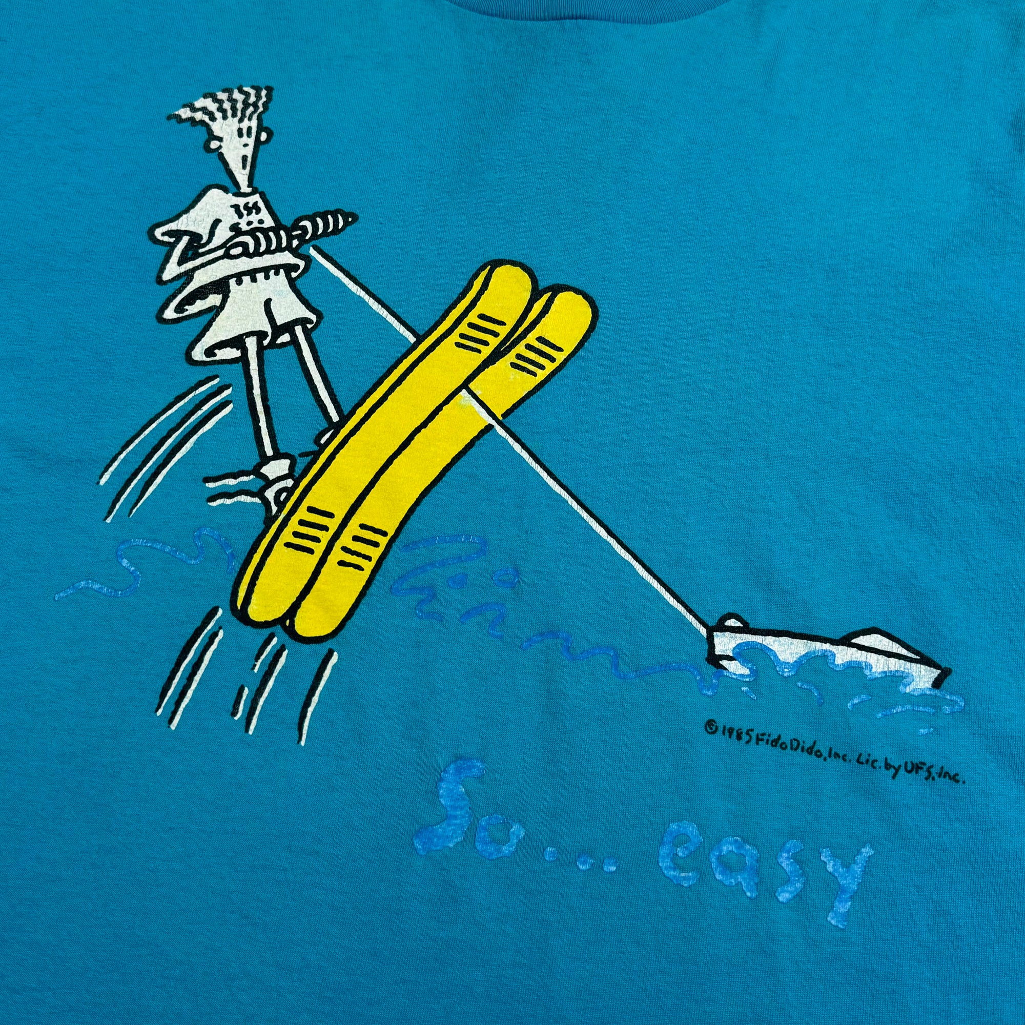 Tee-shirt Fido Dido Yoyo Mixte et enfant Relax Vintage Design Noir et blanc Cool Tee-shirt Fido Dido Yoyo Mixte et enfant Relax Vintage Design Noir et blanc Cool