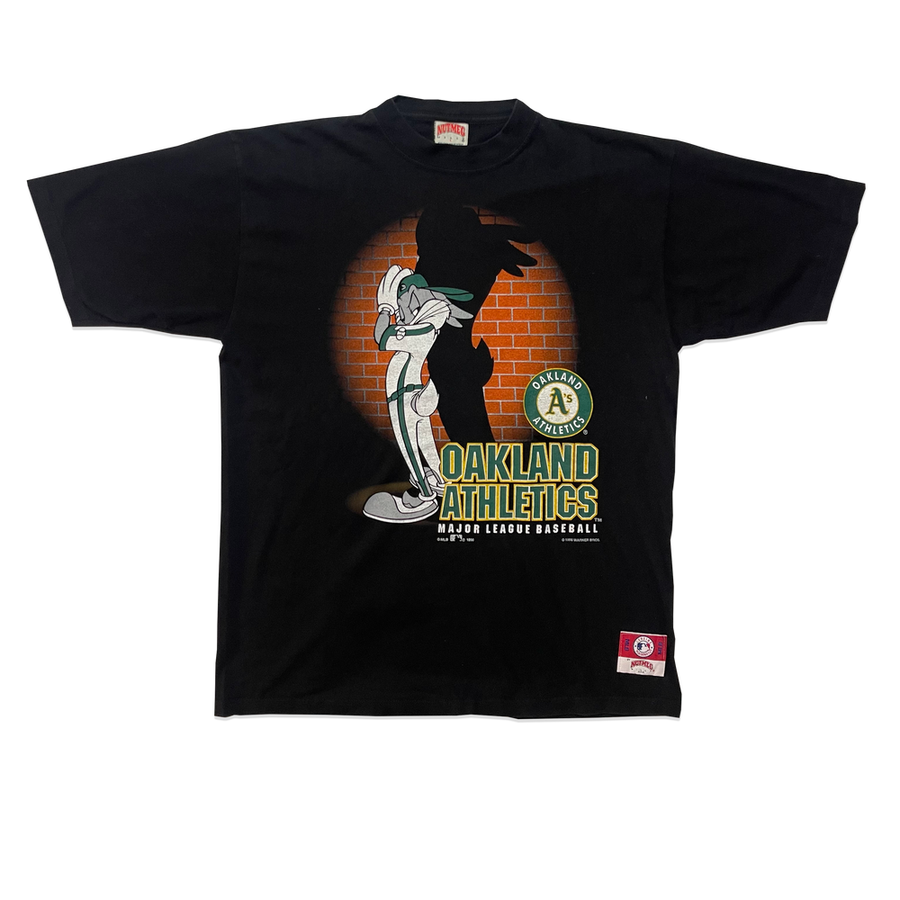 T-shirt - Looney Tunes Oakland Athletics - Noir