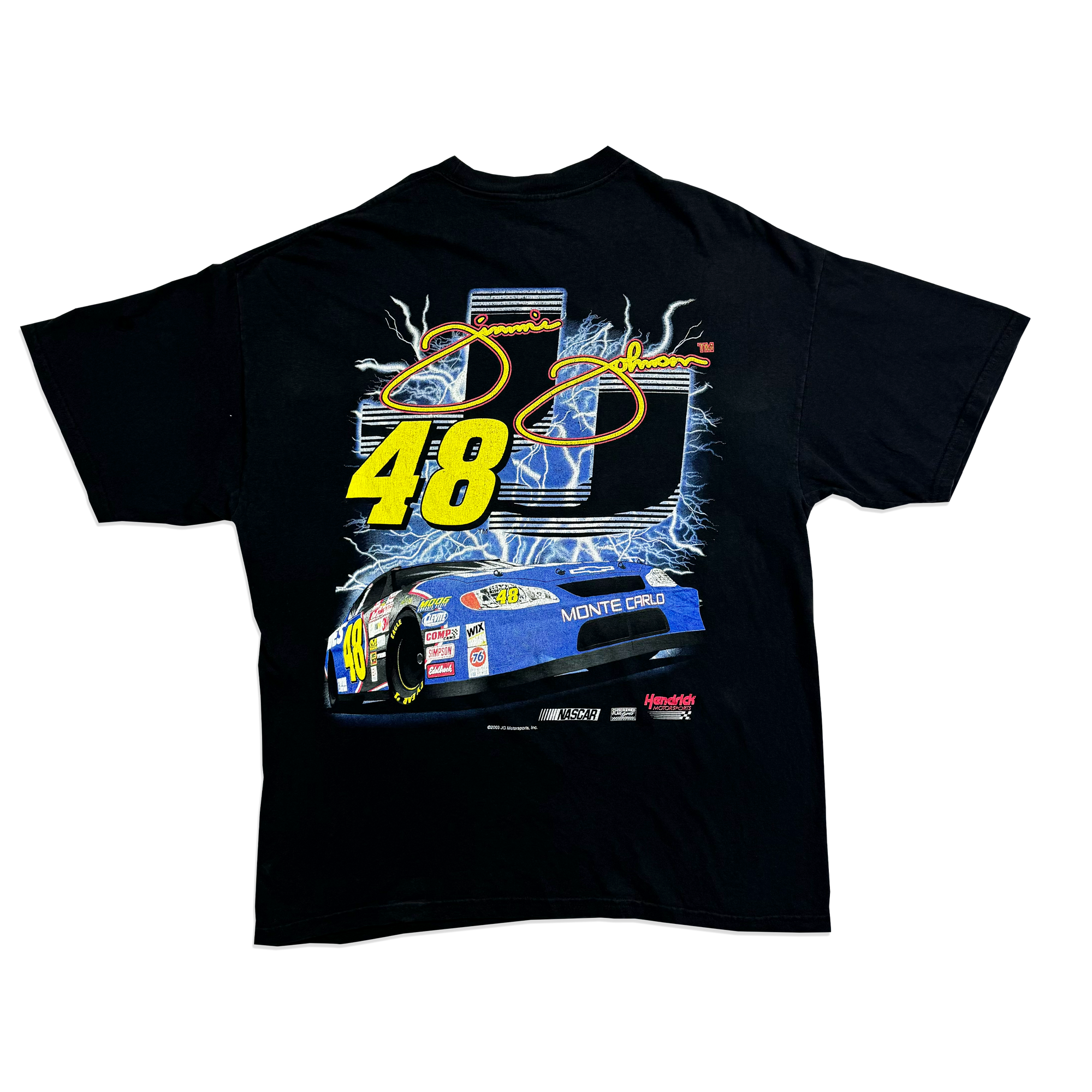 T-shirt - Jimmie Johnson Nascar - Black