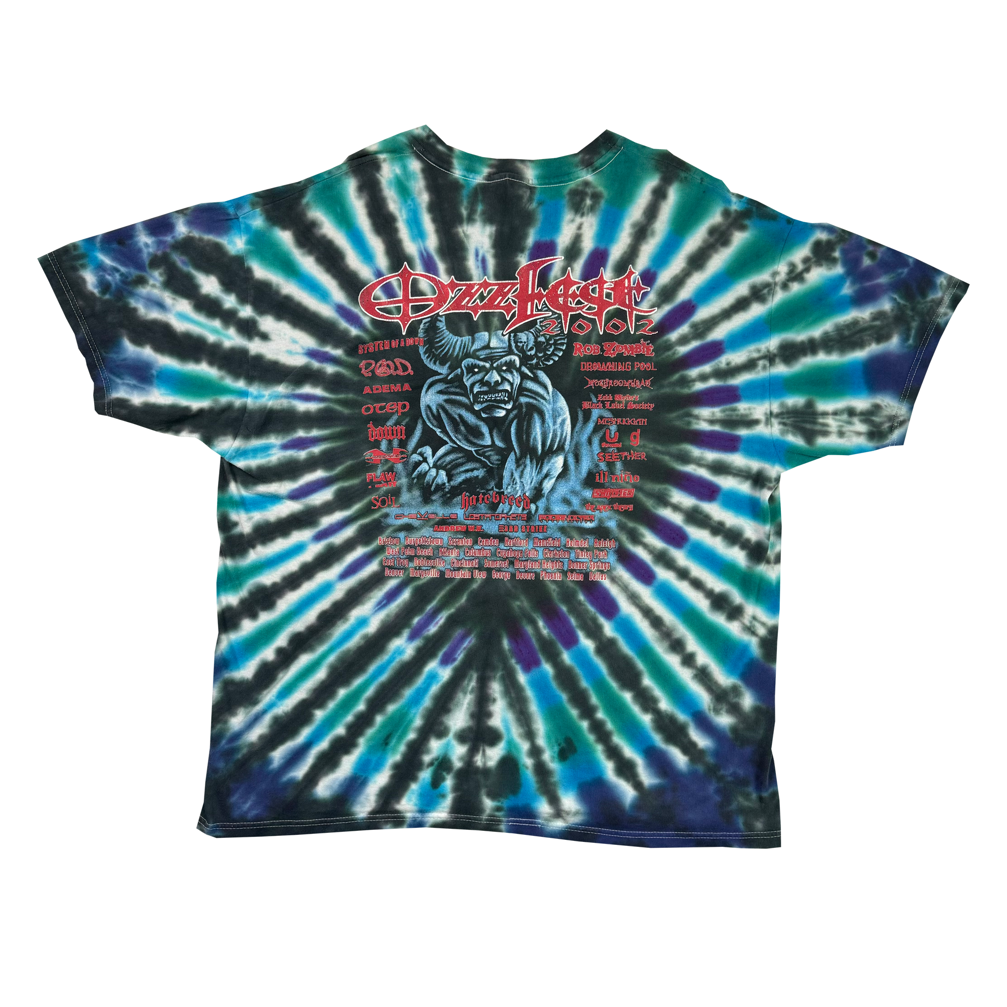 T-shirt - Ozzyfest - Blue