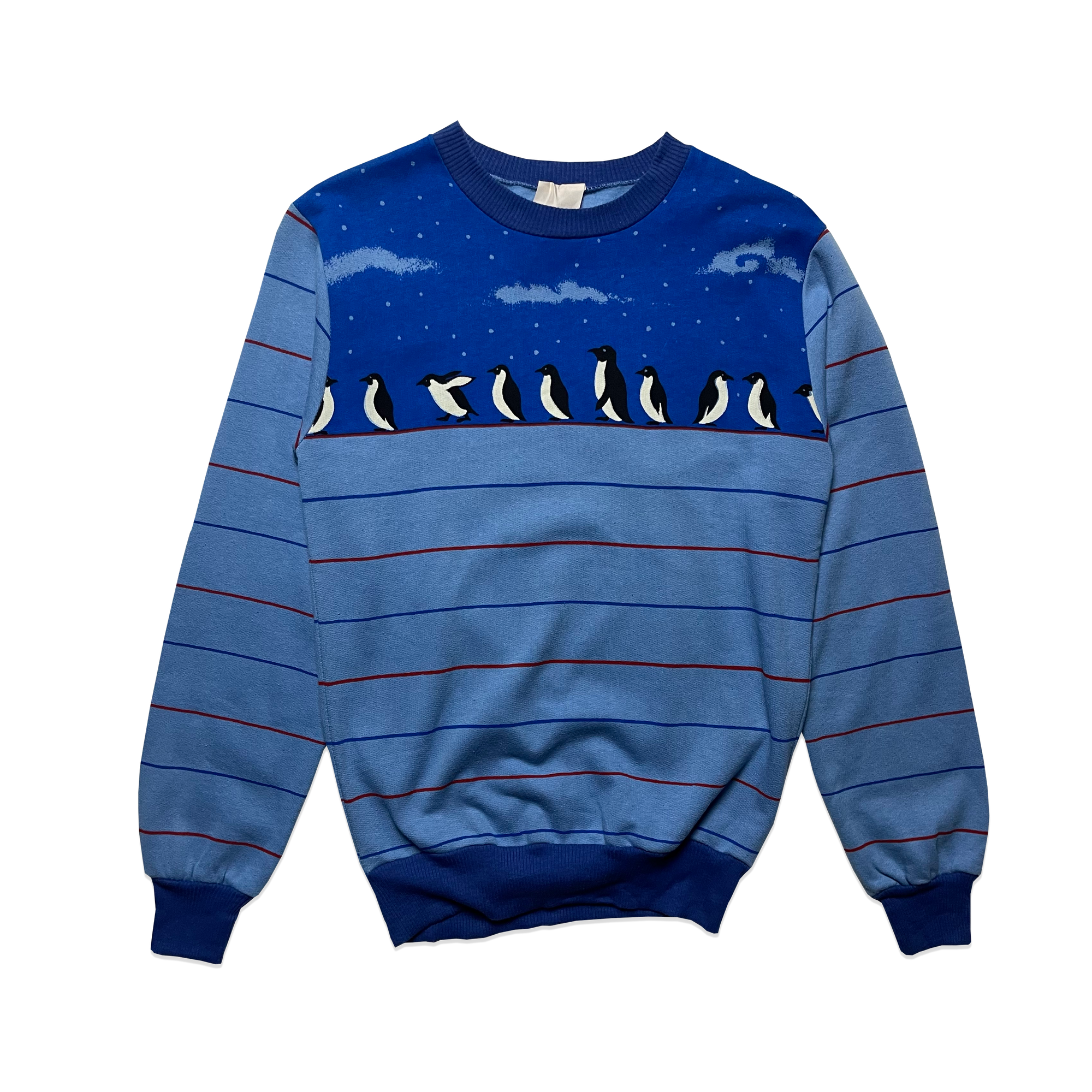 Sweatshirt - Pinguin - Bleu