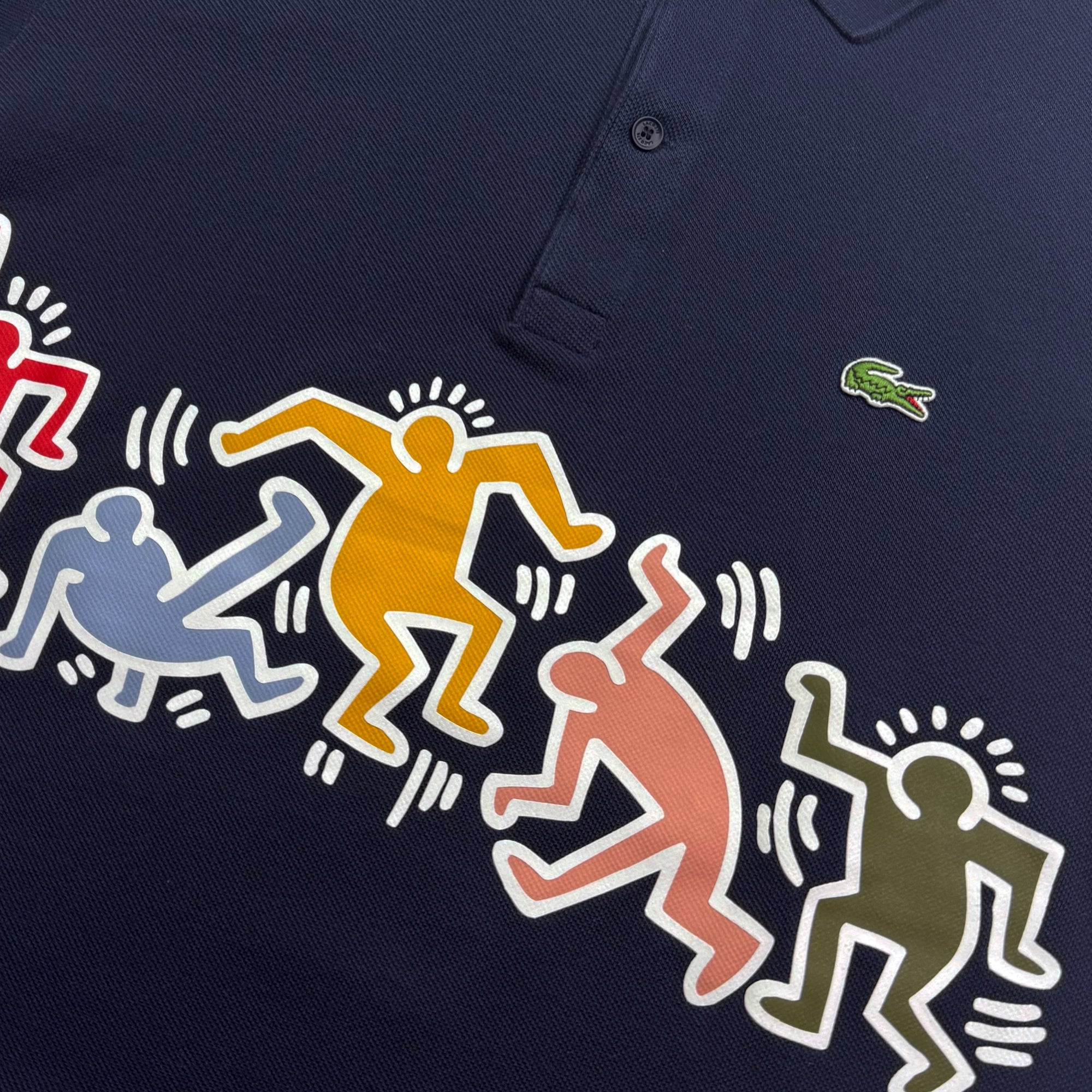 Polo Shirt - Lacoste Keith Haring - Navy
