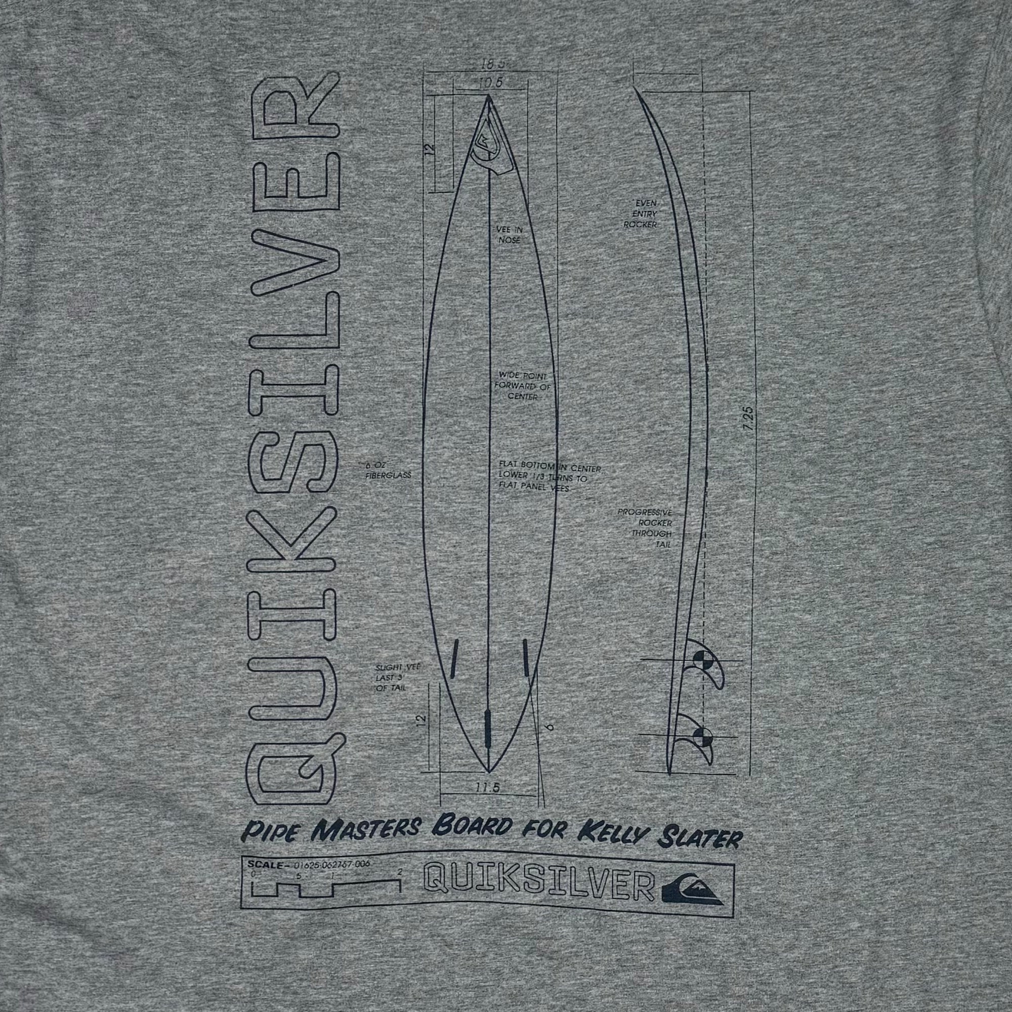 T-shirt - Quicksilver - Grey