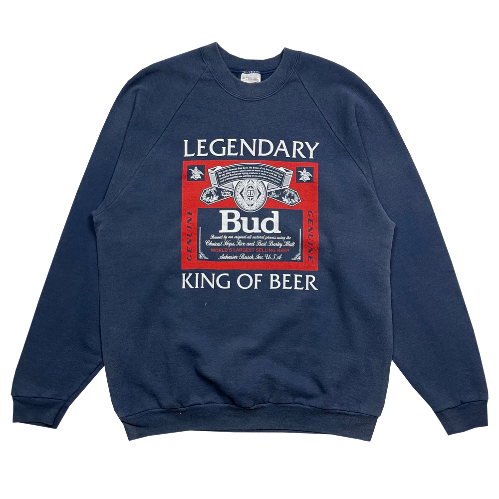 Sweatshirt - Budweiser - Bleu