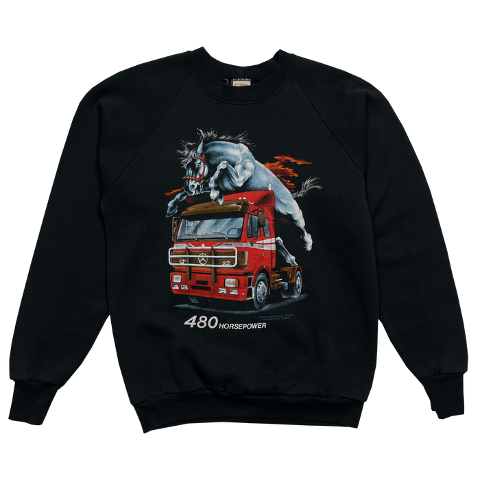 Sweatshirt - 480 Horsepower - Noir
