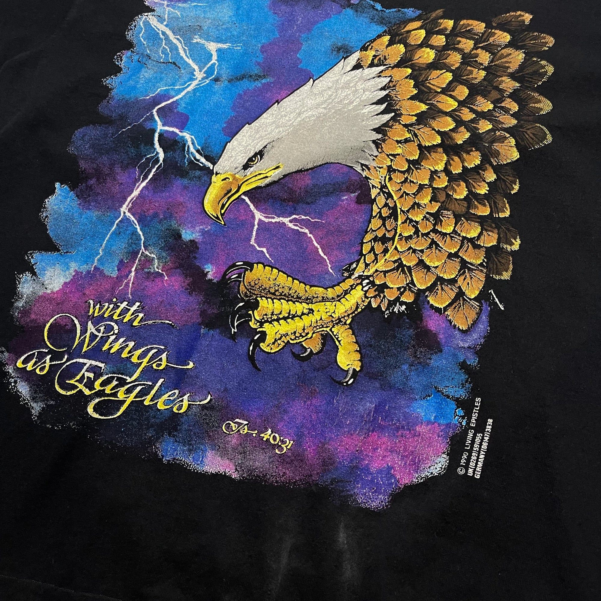 T-shirt - With Wings as Eagles - Noir