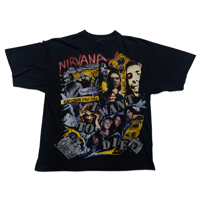 T-shirt Nirvana - Noir