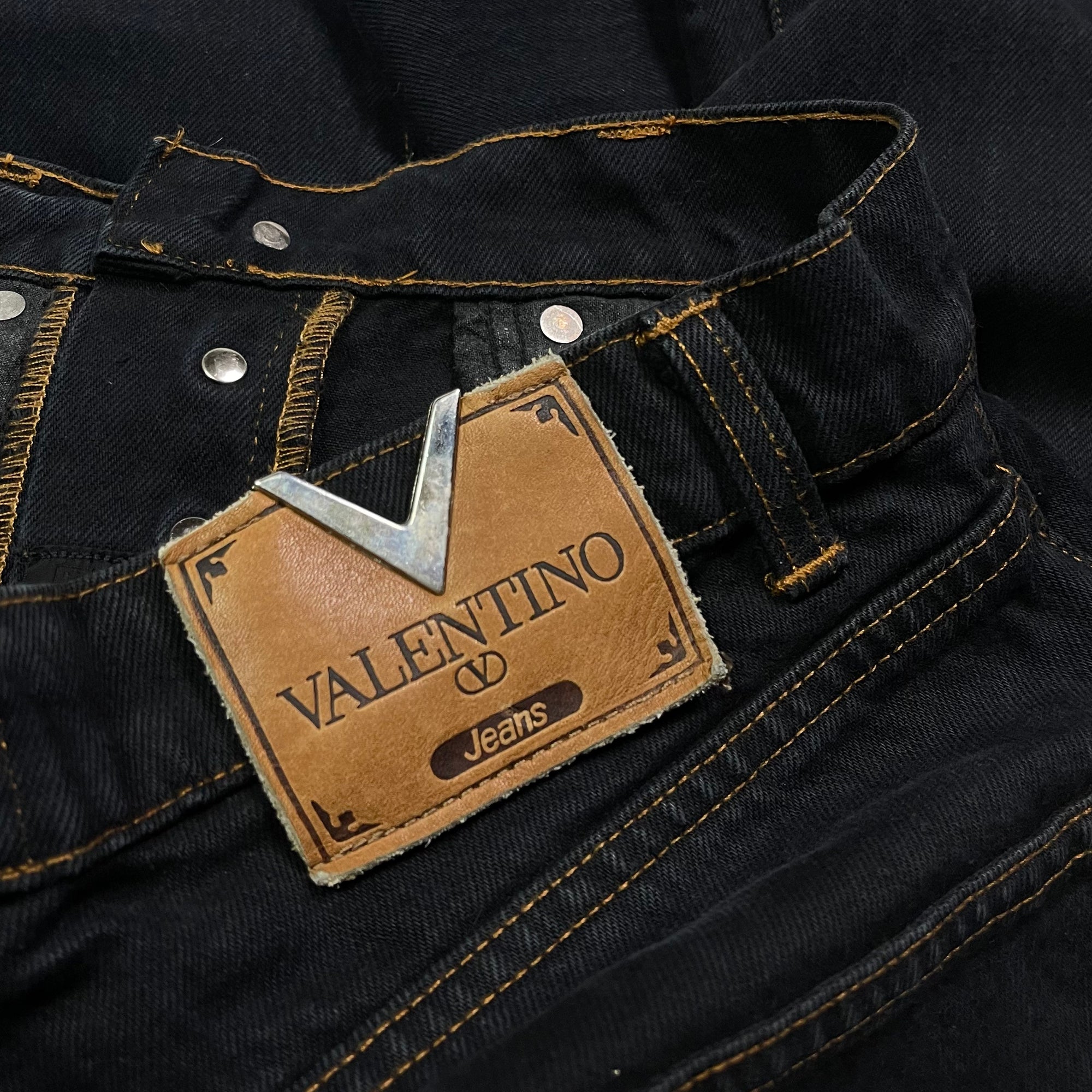 Pantalon en Denim - Valentino - Noir