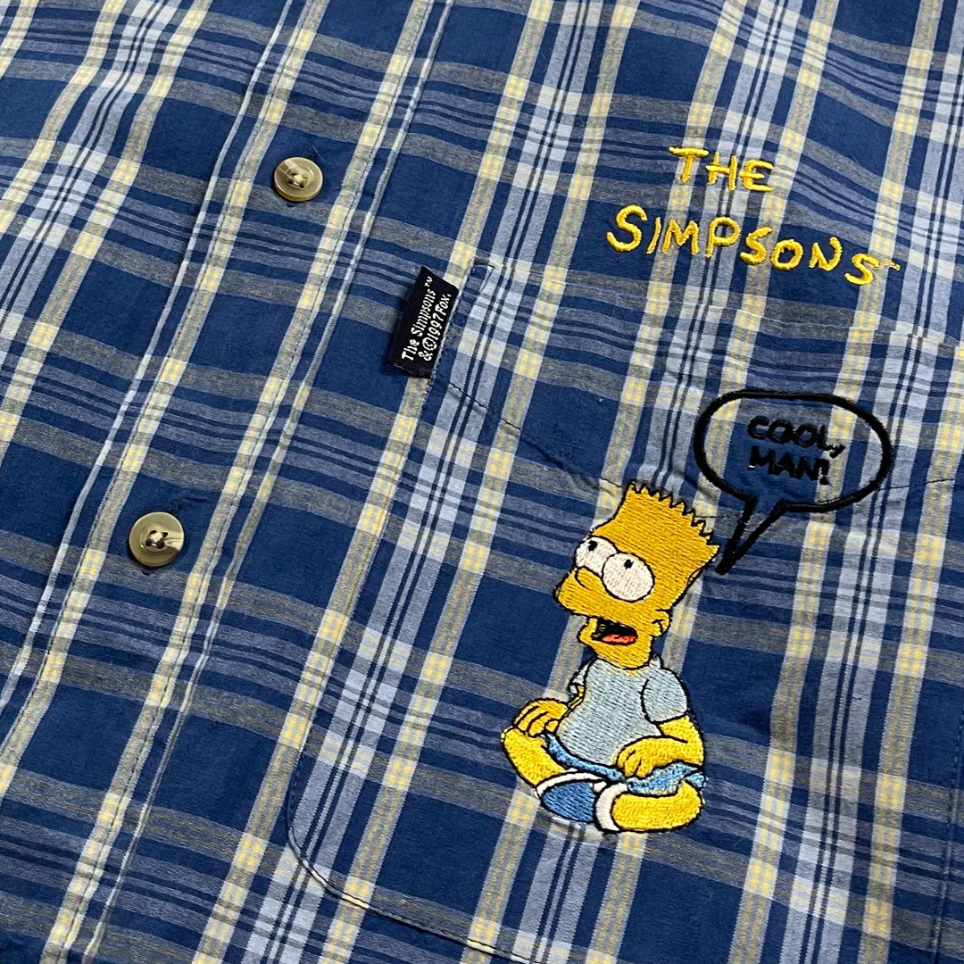 Chemise - The Simpsons - Bleu