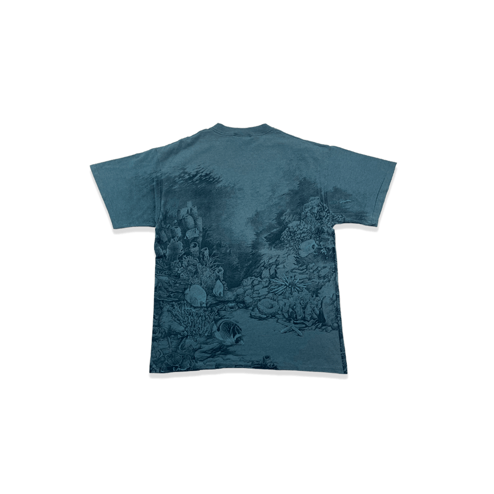 T-shirt - Requin All Over - Bleu